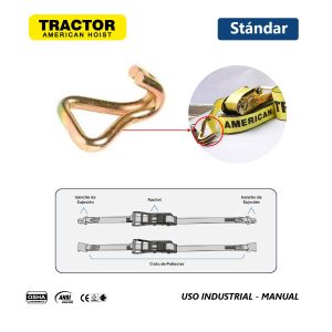 GANCHO GARRA PARA FAJA - TRACTOR