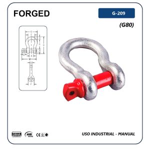 GRILLETE TIPO LIRA - FORGED